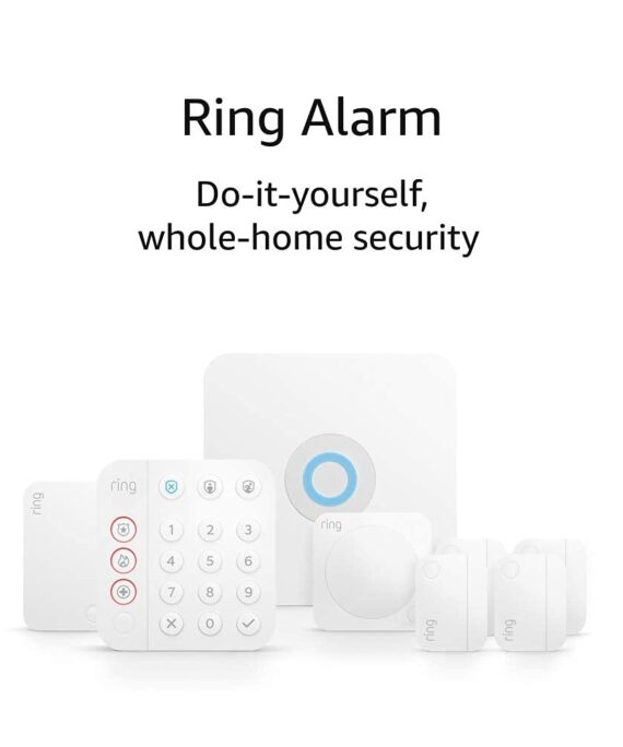 Ring Alarm 8-piece kit (2nd Gen) - home security system with optional 24/7 professional monitoring
