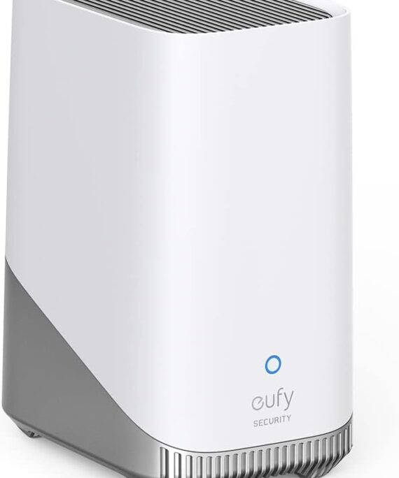eufy Security HomeBase S380 (HomeBase 3),eufy Edge Security Center, Local Expandable Storage up to 16TB, eufy Security Product Compatibility, Advanced Encryption,2.4 GHz Wi-Fi, No Monthly Fee