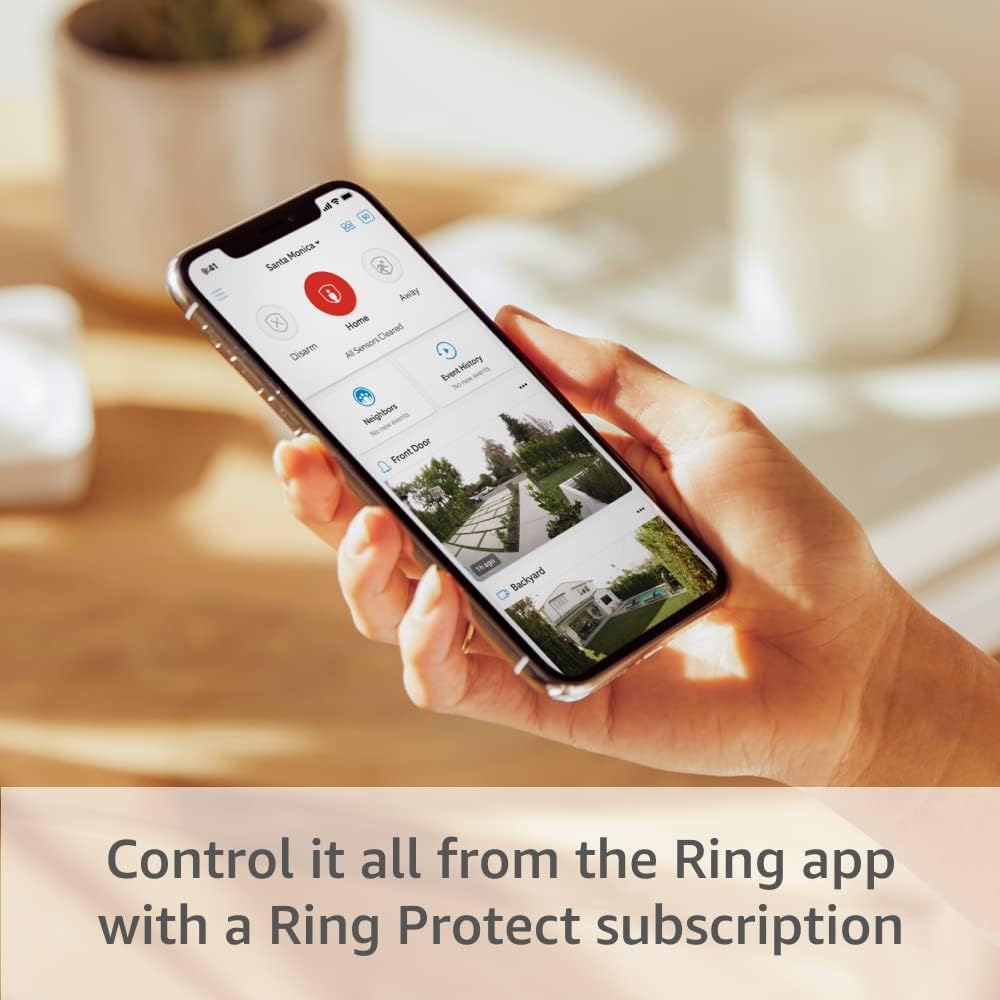 Ring Alarm 5-Piece Kit – Wireless Smart Home Security System | Expandable | Easy Setup | Mobile App Control | 24/7 Professional Monitoring | Alexa Compatible - Image 4