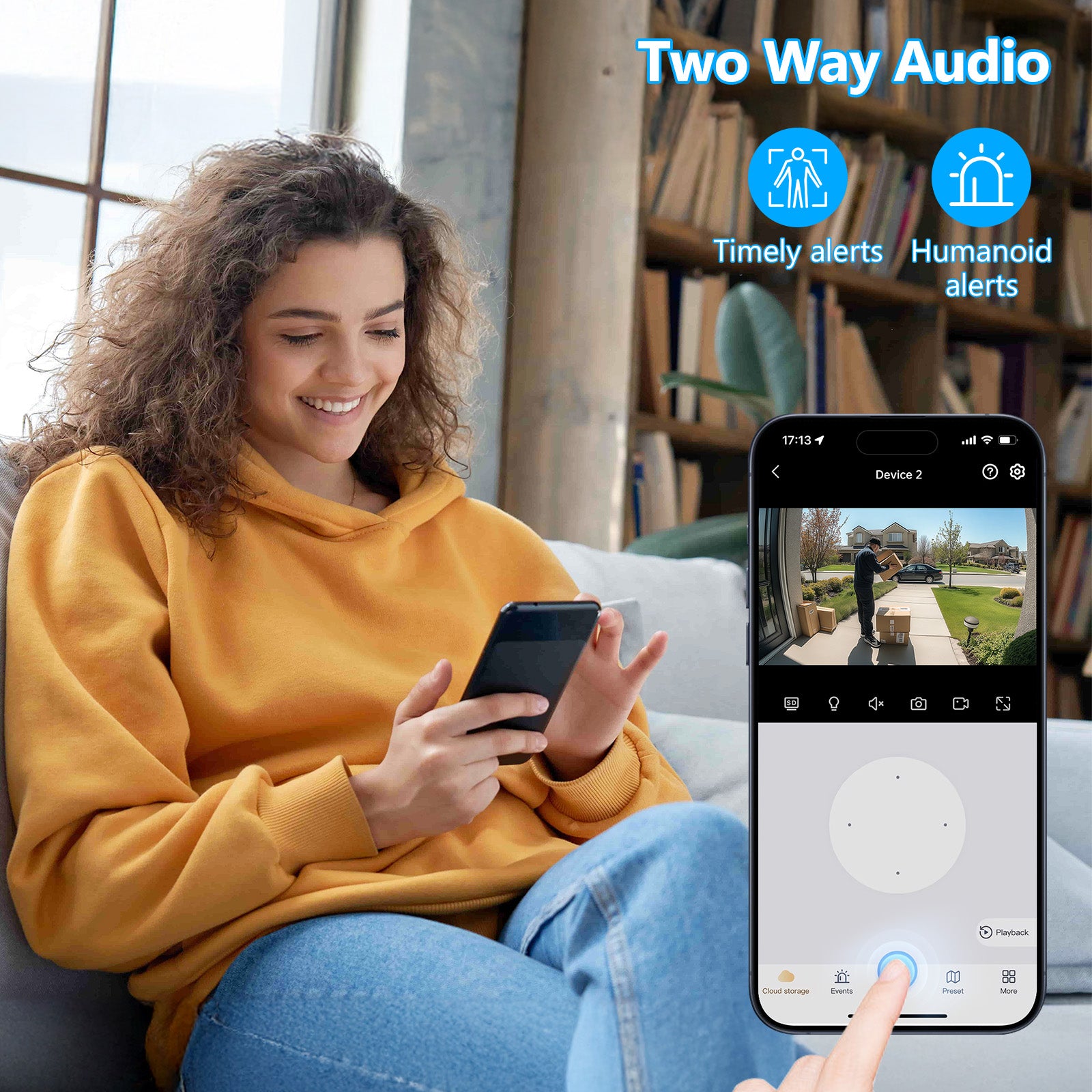 Outdoor Waterproof WiFi PTZ Security Camera – Smart Surveillance - Image 3