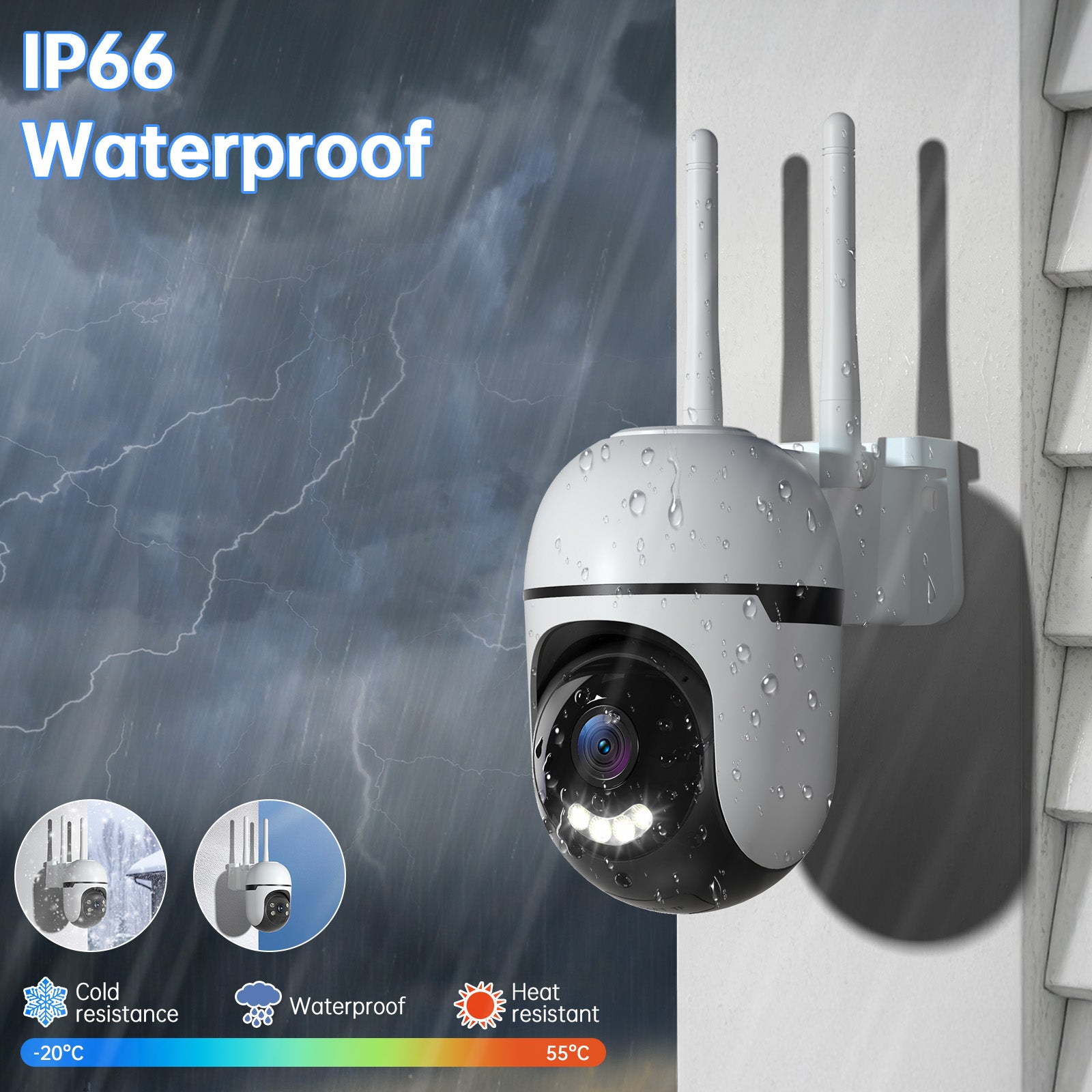 Outdoor Waterproof WiFi PTZ Security Camera – Smart Surveillance - Image 8
